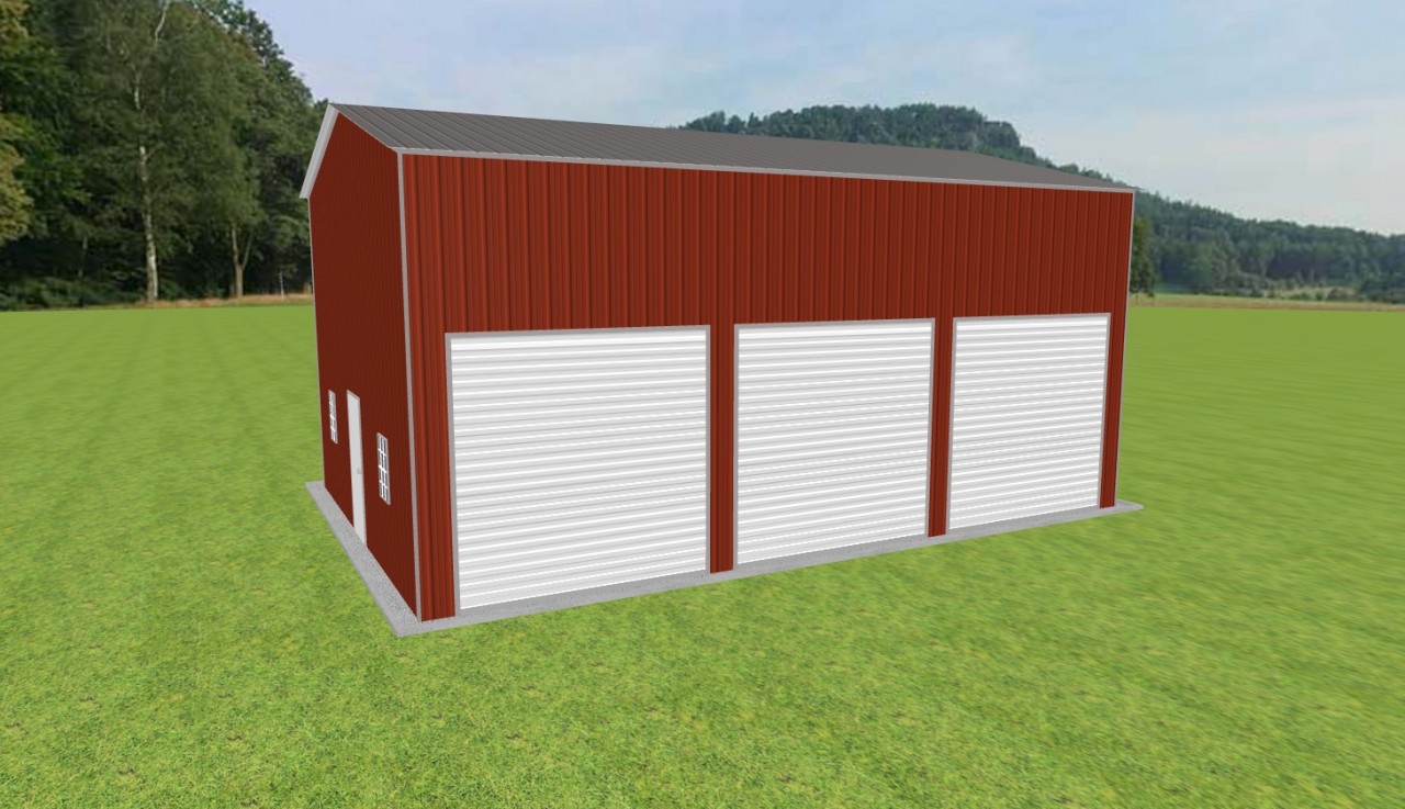 3 Car Garage 24 x 35 x 16 — photo 1