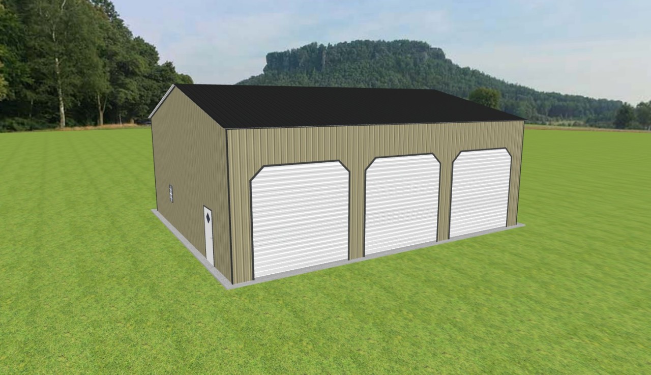 3 Car Garage 38 x 45 x 16 — photo 1