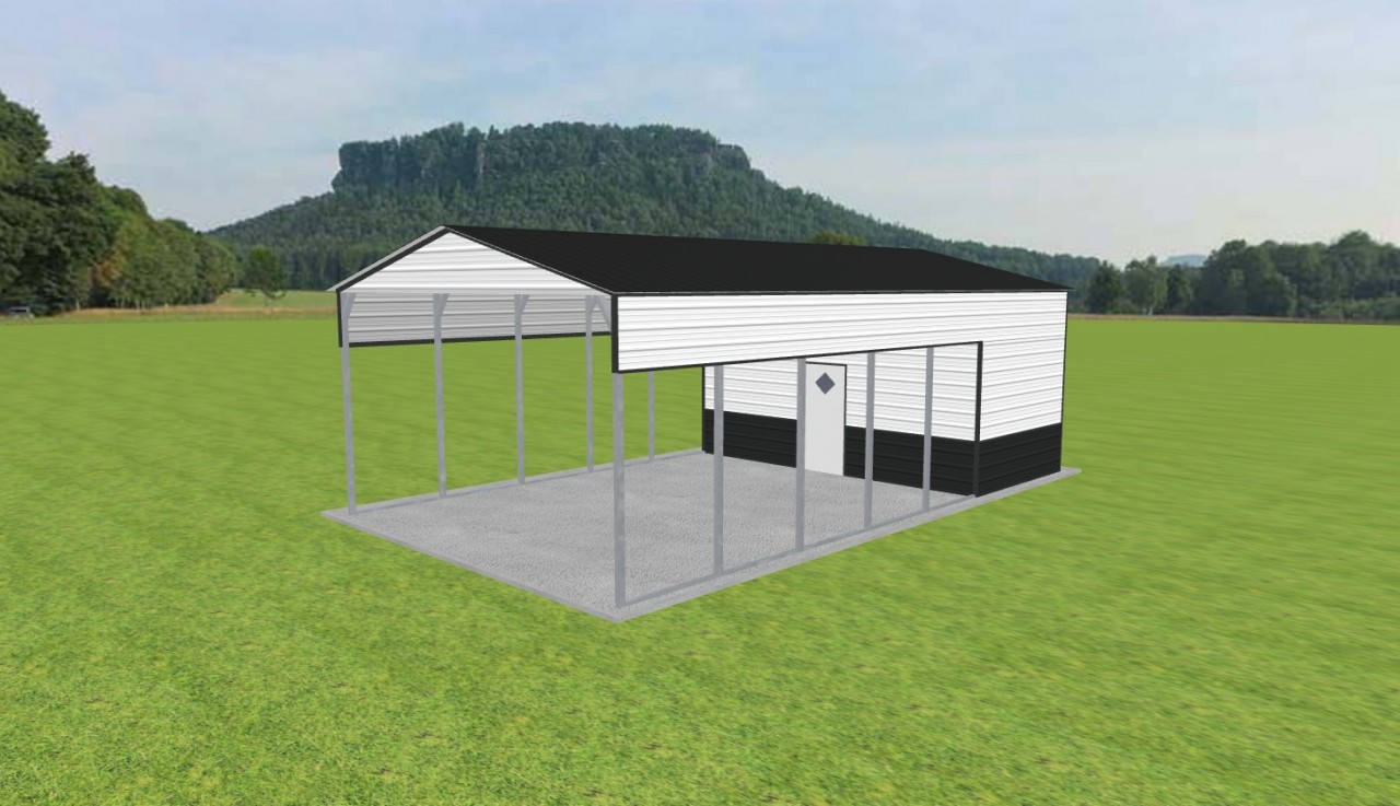 Carport with Storage 20 x 35 x 11 — photo 1