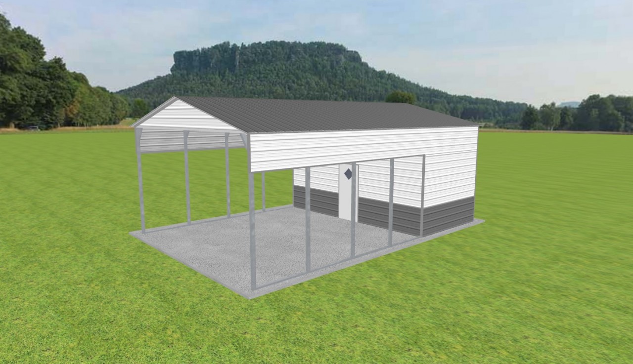 Carport with Storage 20 x 30 x 11 — photo 1