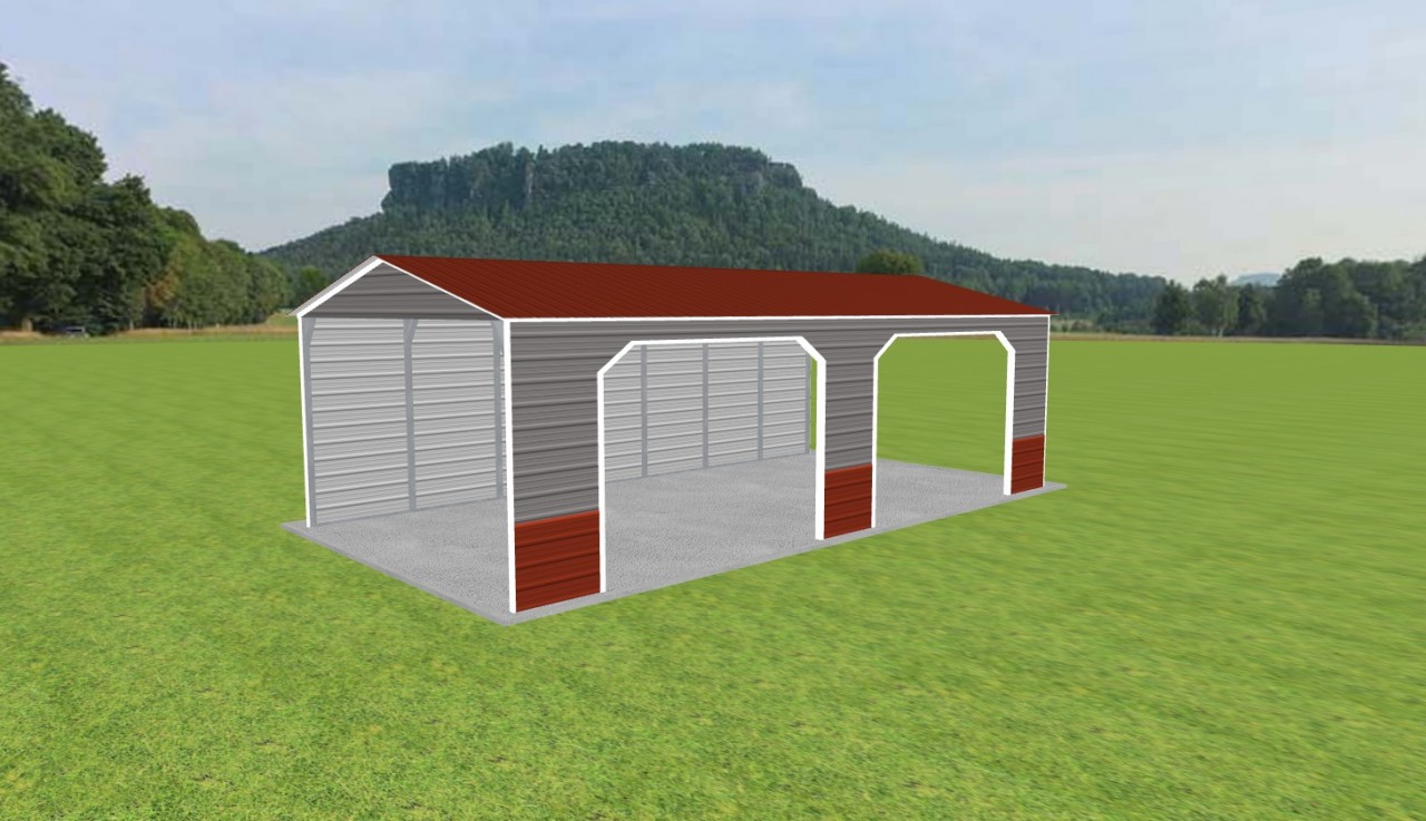 2 Car Carport 18 x 35 x 10 — photo 1