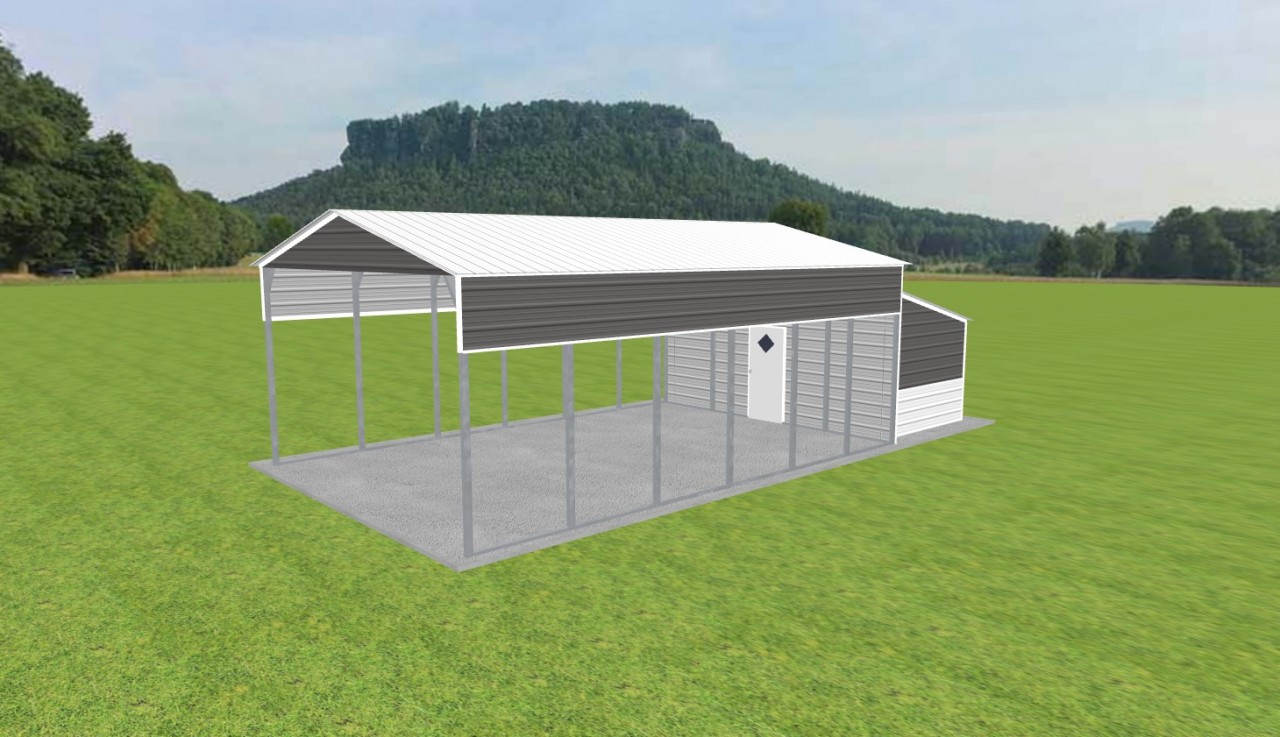 Carport with Storage 20 x 30 x 11 — photo 1