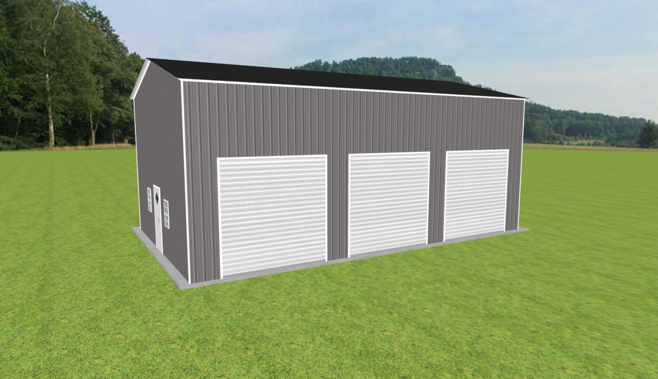 3 Car Garage 24 x 40 x 16 — photo 1