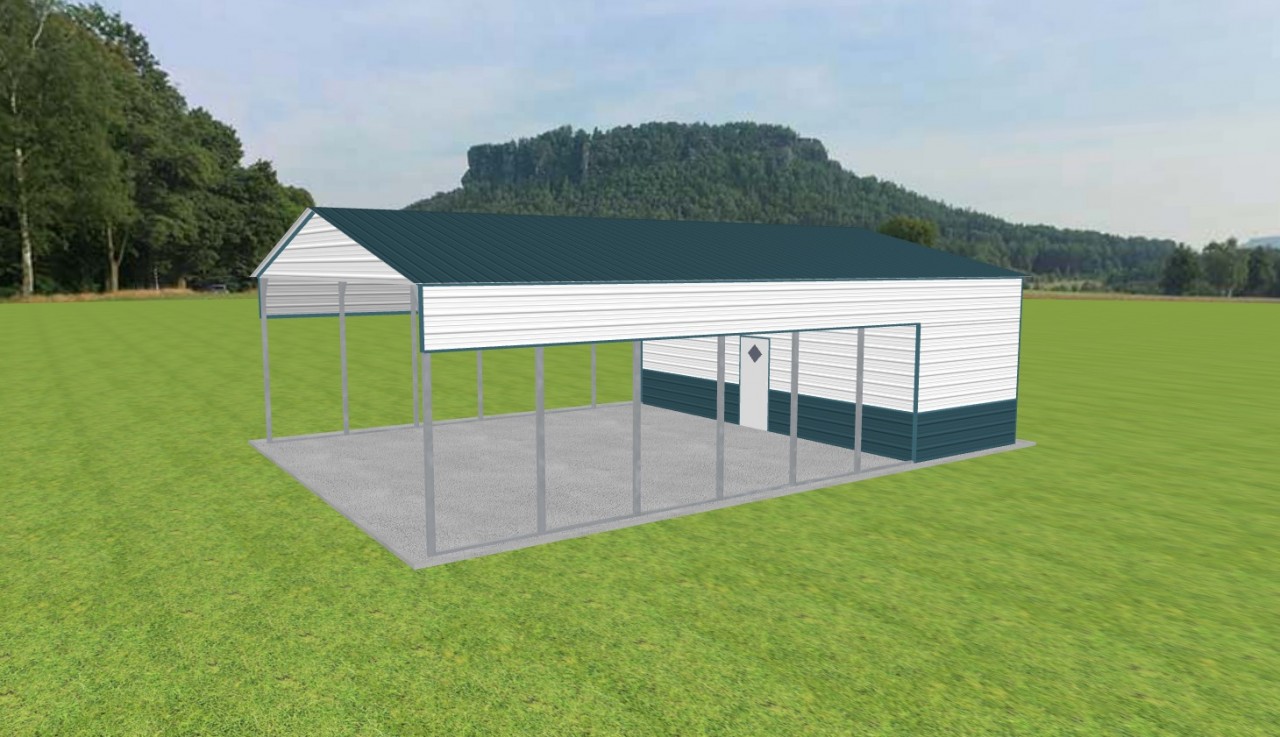 Carport with Storage 28 x 40 x 11 — photo 1