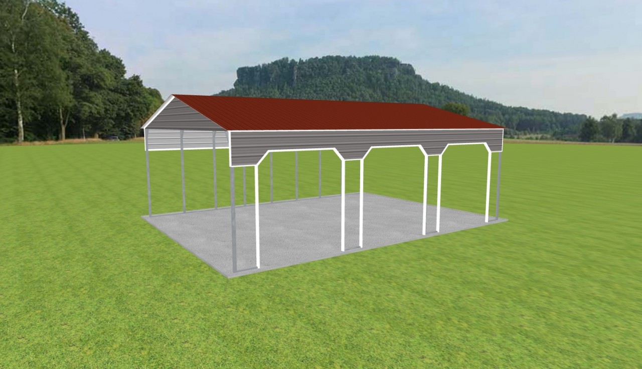 3 Car Carport 30 x 40 x 13 — photo 1