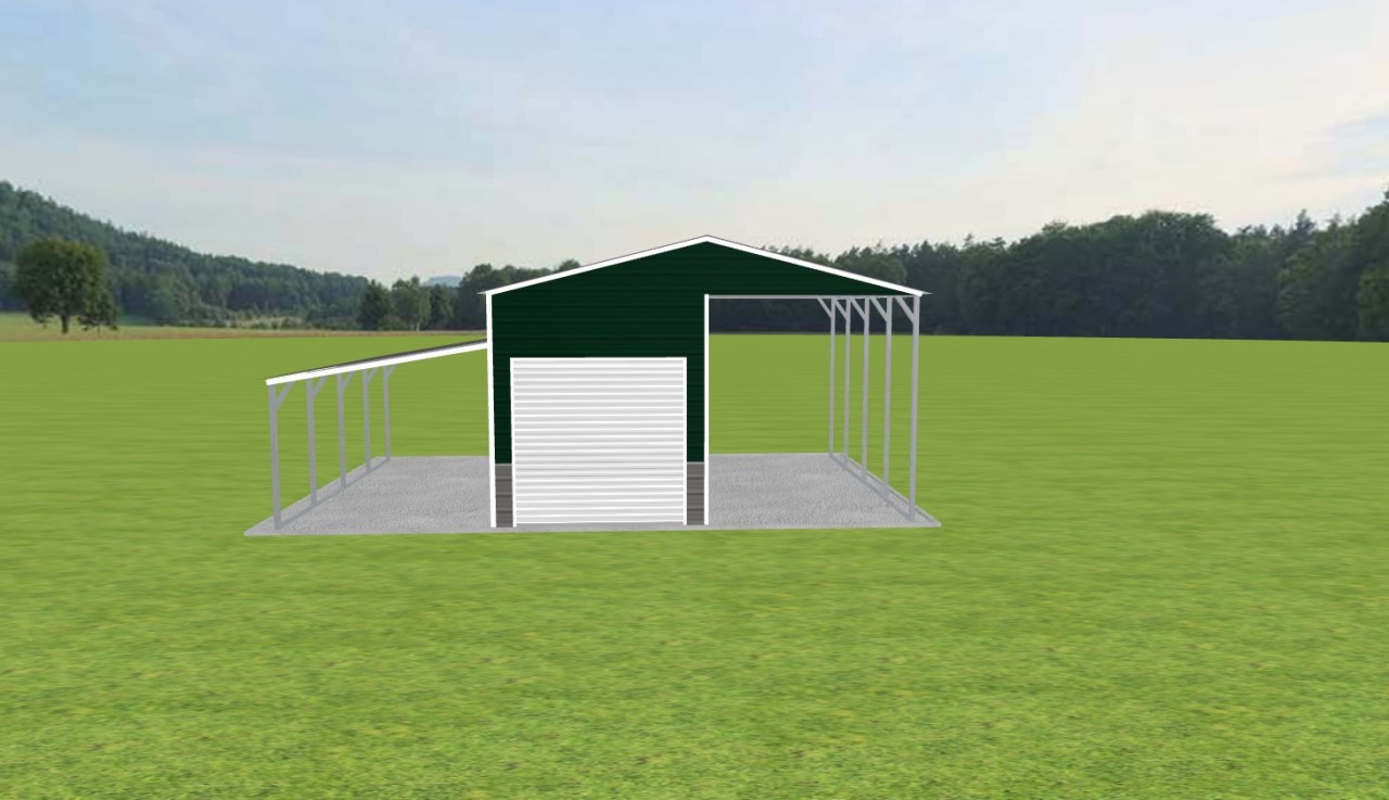 Carport with Storage 20 x 20 x 11 — photo 1