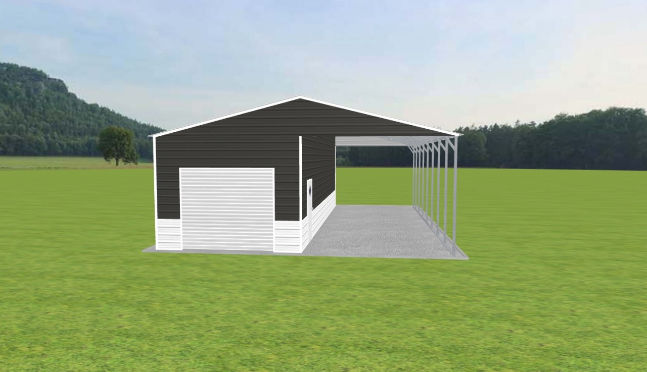 Carport with Storage 28 x 40 x 11 — photo 1