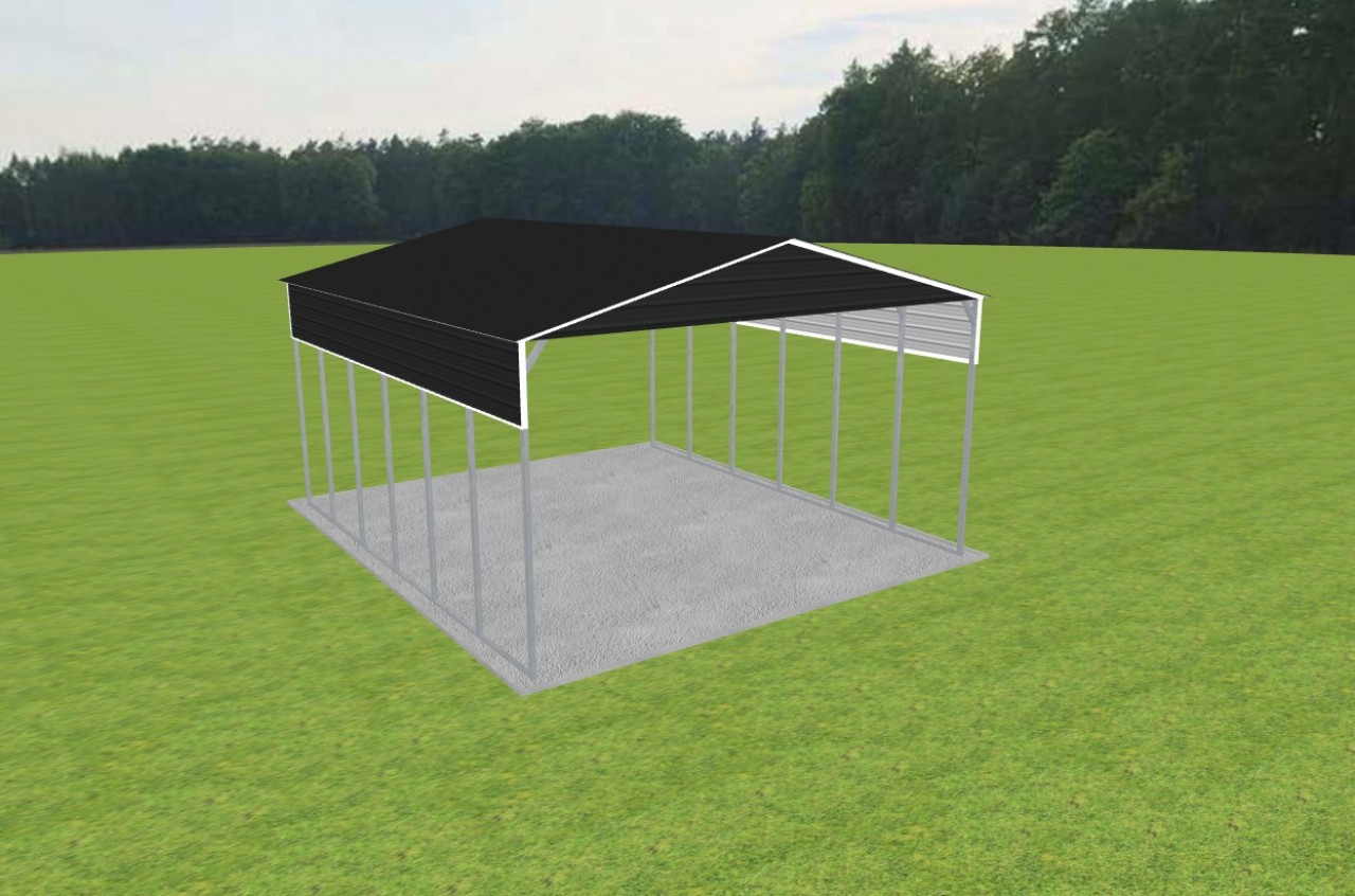 3 Car Carport 26 x 30 x 14 — photo 1
