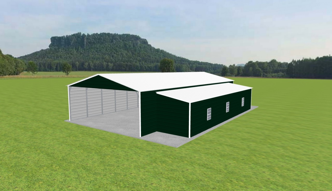 Carport with Storage 24 x 50 x 9 — photo 1