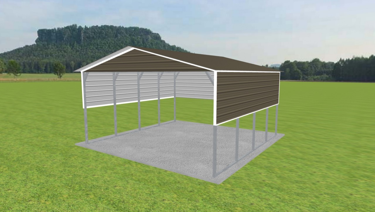 2 Car Carport 20 x 20 x 10 — photo 1