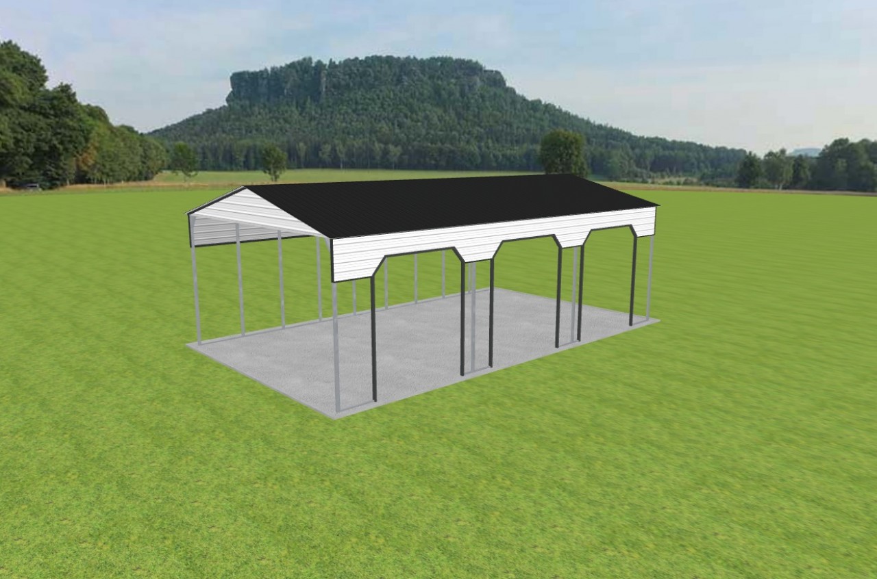 3 Car Carport 26 x 45 x 14 — photo 1