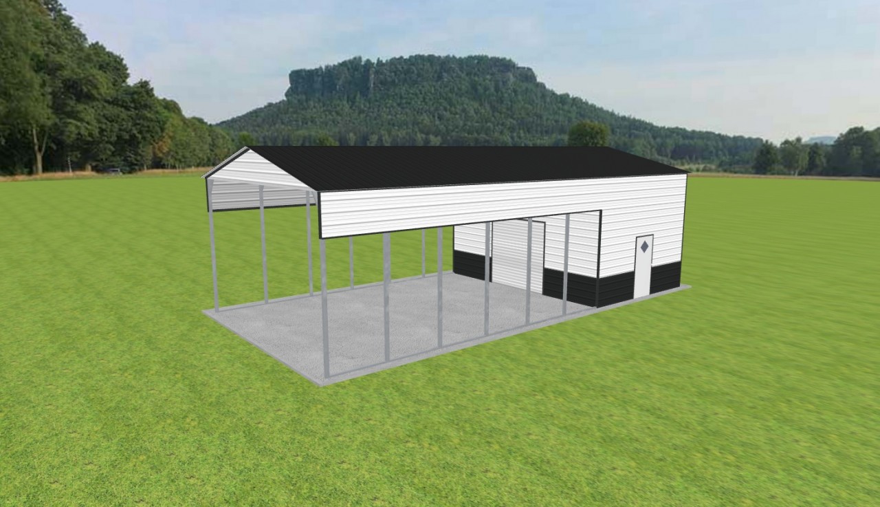 Carport with Storage 22 x 45 x 13 — photo 1
