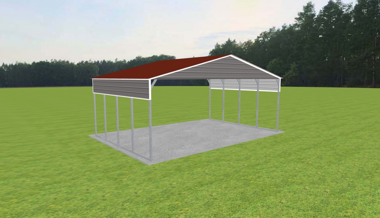 3 Car Carport 30 x 20 x 11 — photo 1