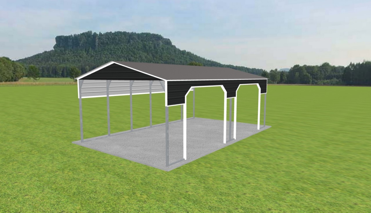 2 Car Carport 18 x 30 x 10 — photo 1