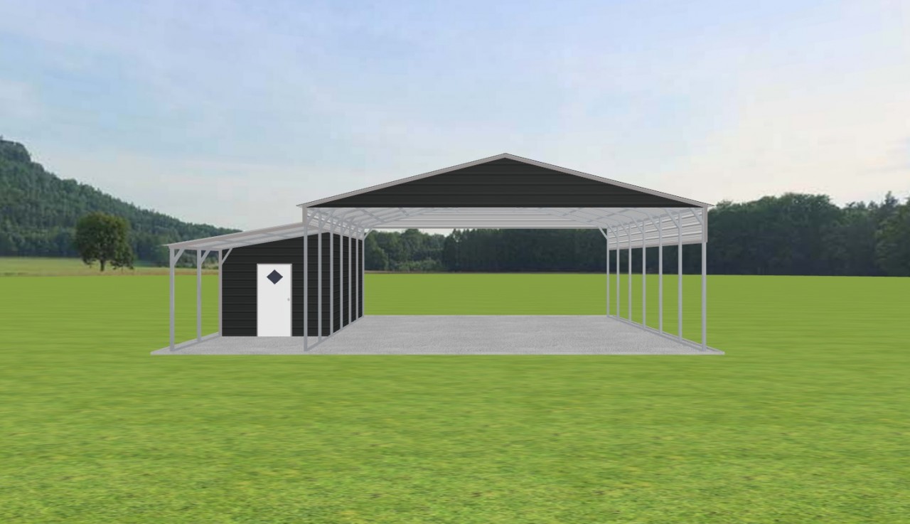 Carport with Storage 30 x 30 x 11 — photo 1