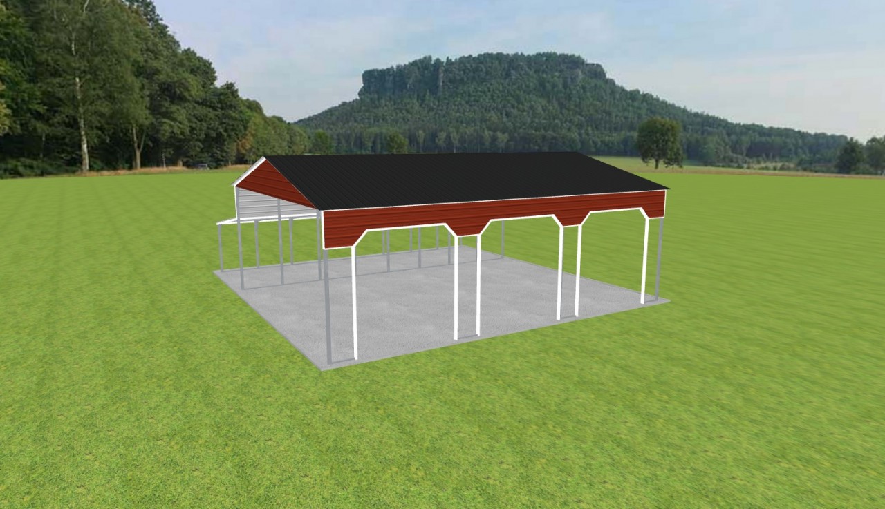 3 Car Carport 30 x 40 x 13 — photo 1