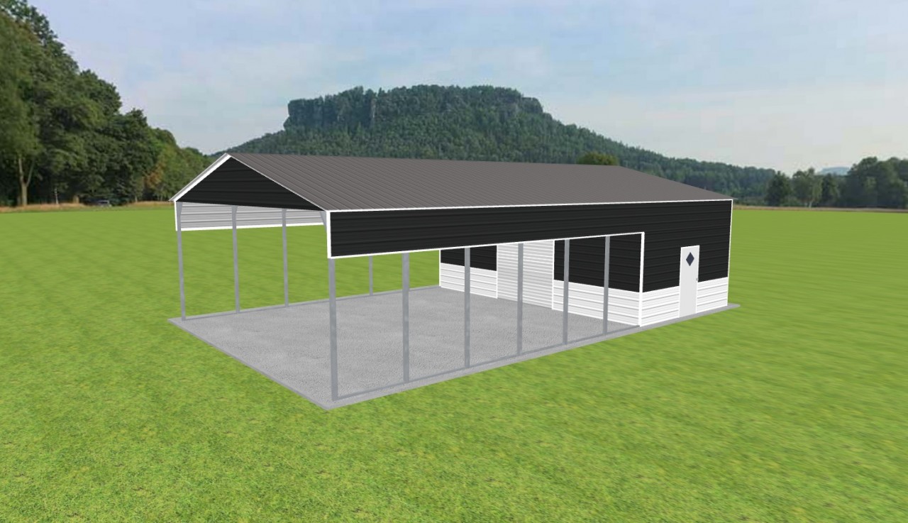 Carport with Storage 28 x 45 x 11 — photo 1