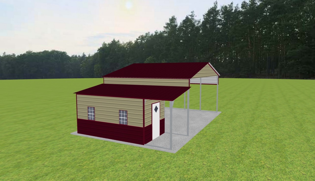 Carport with Storage 26 x 20 x 11 — photo 1