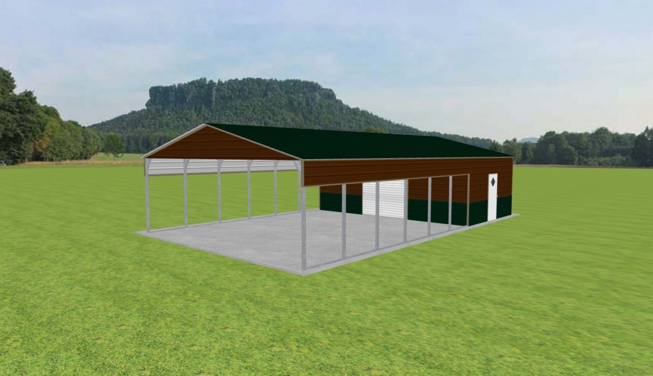 Carport with Storage 26 x 45 x 9 — photo 1