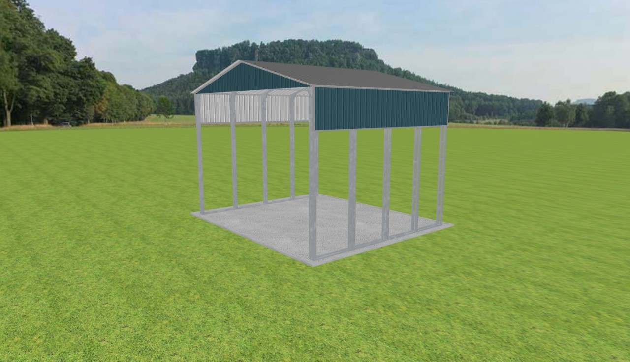 2 Car Carport 24 x 20 x 16 — photo 1