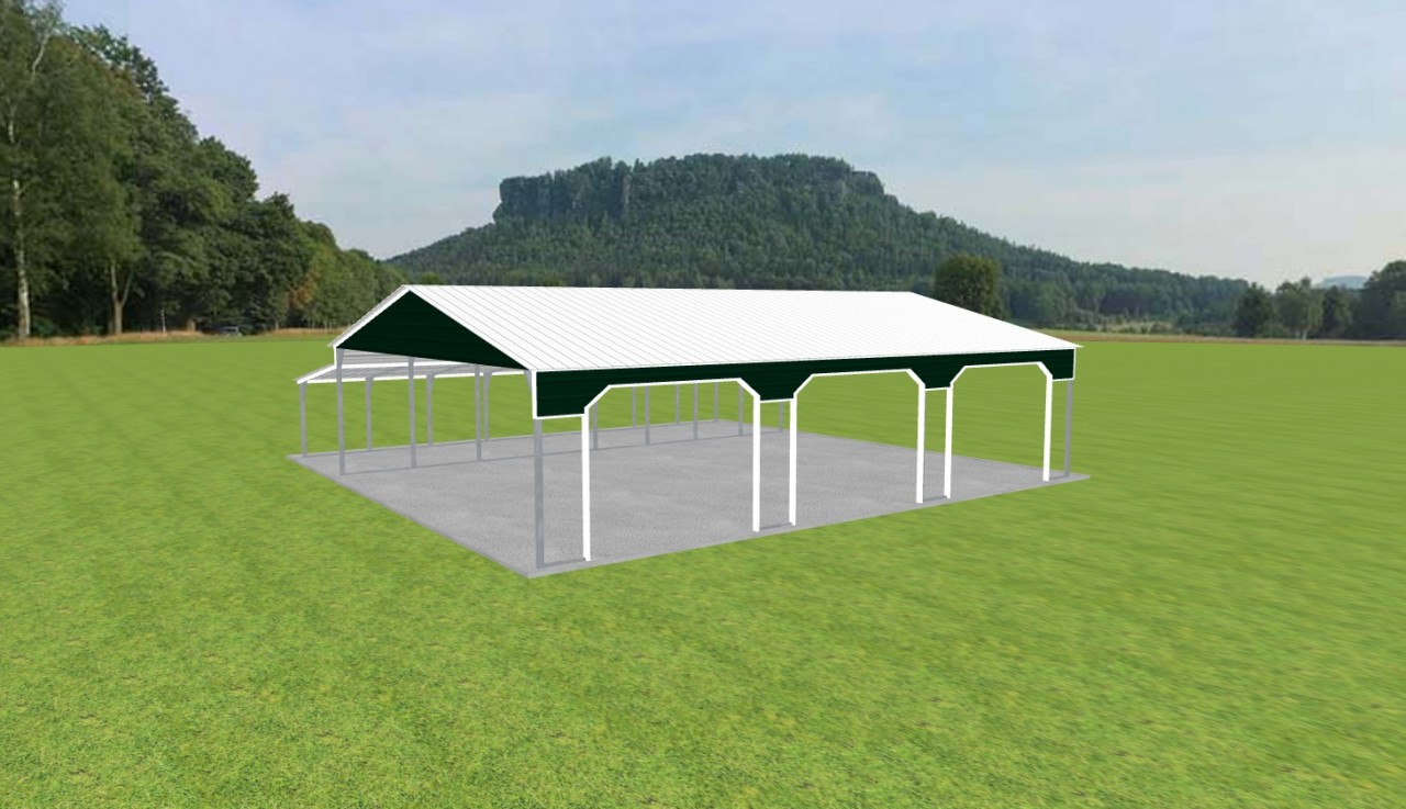 3 Car Carport 30 x 40 x 9 — photo 1