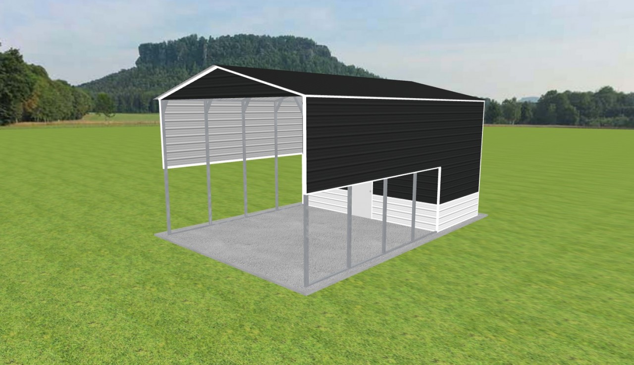 Carport with Storage 20 x 30 x 14 — photo 1