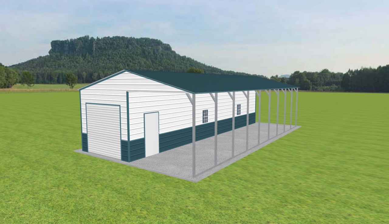 Carport with Storage 22 x 45 x 10 — photo 1