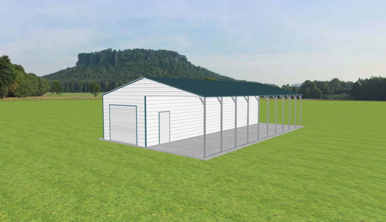 Carport with Storage 28 x 50 x 10 — photo 1