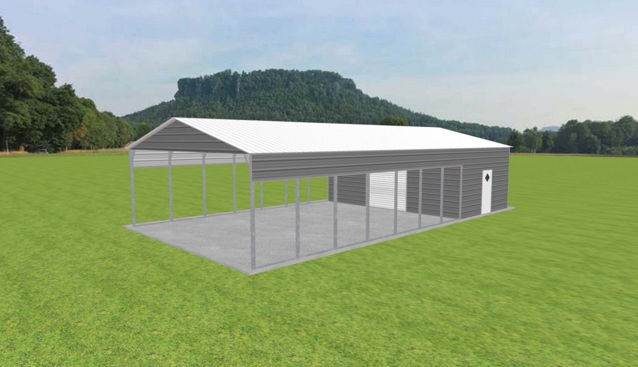 Carport with Storage 26 x 50 x 10 — photo 1