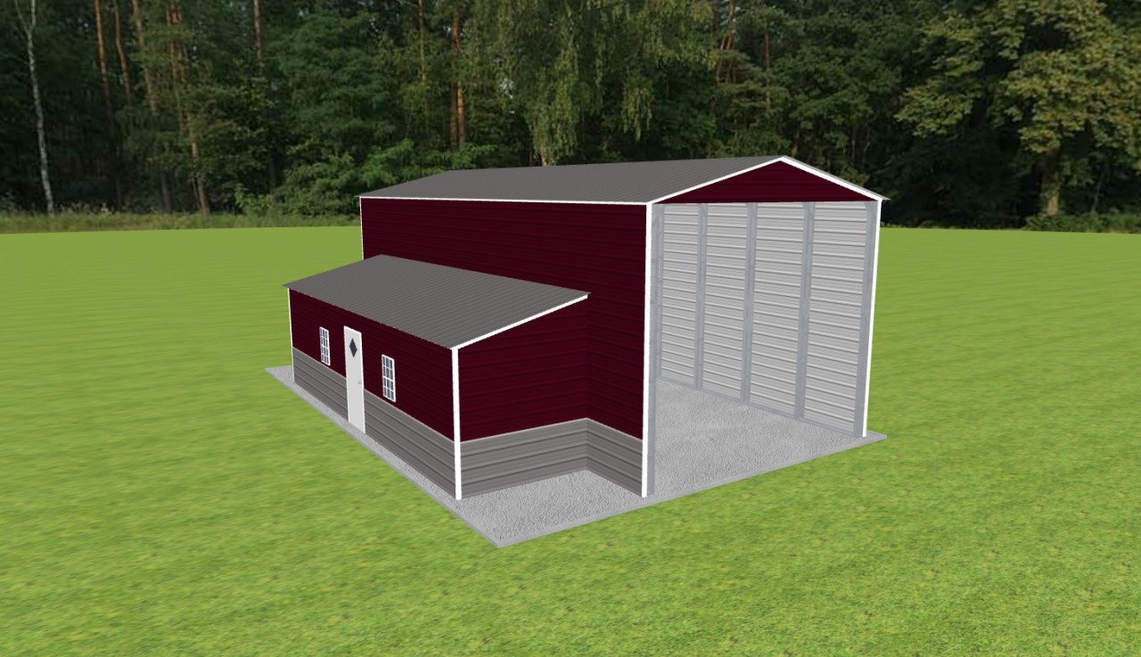 Carport with Storage 18 x 40 x 15 — photo 1