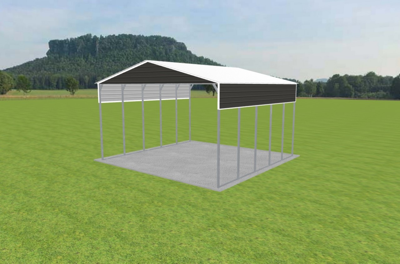 3 Car Carport 26 x 25 x 14 — photo 1