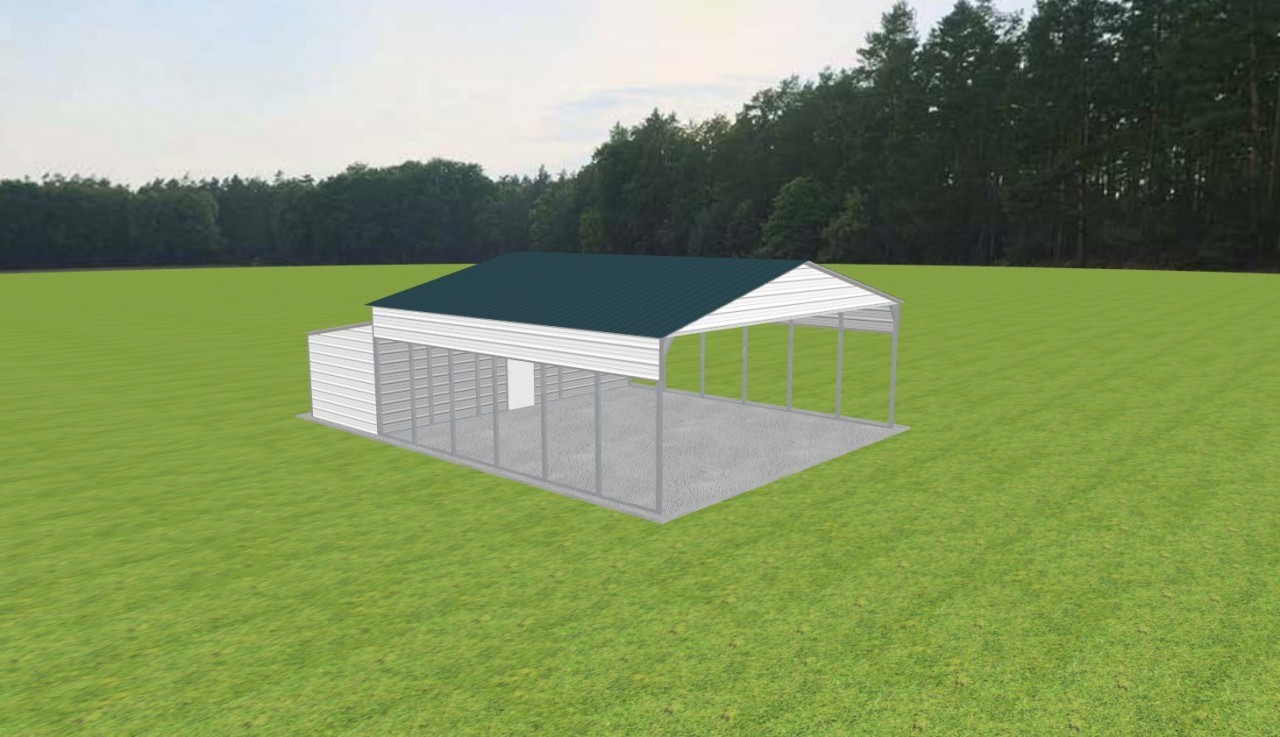 Carport with Storage 28 x 28 x 10 — photo 1
