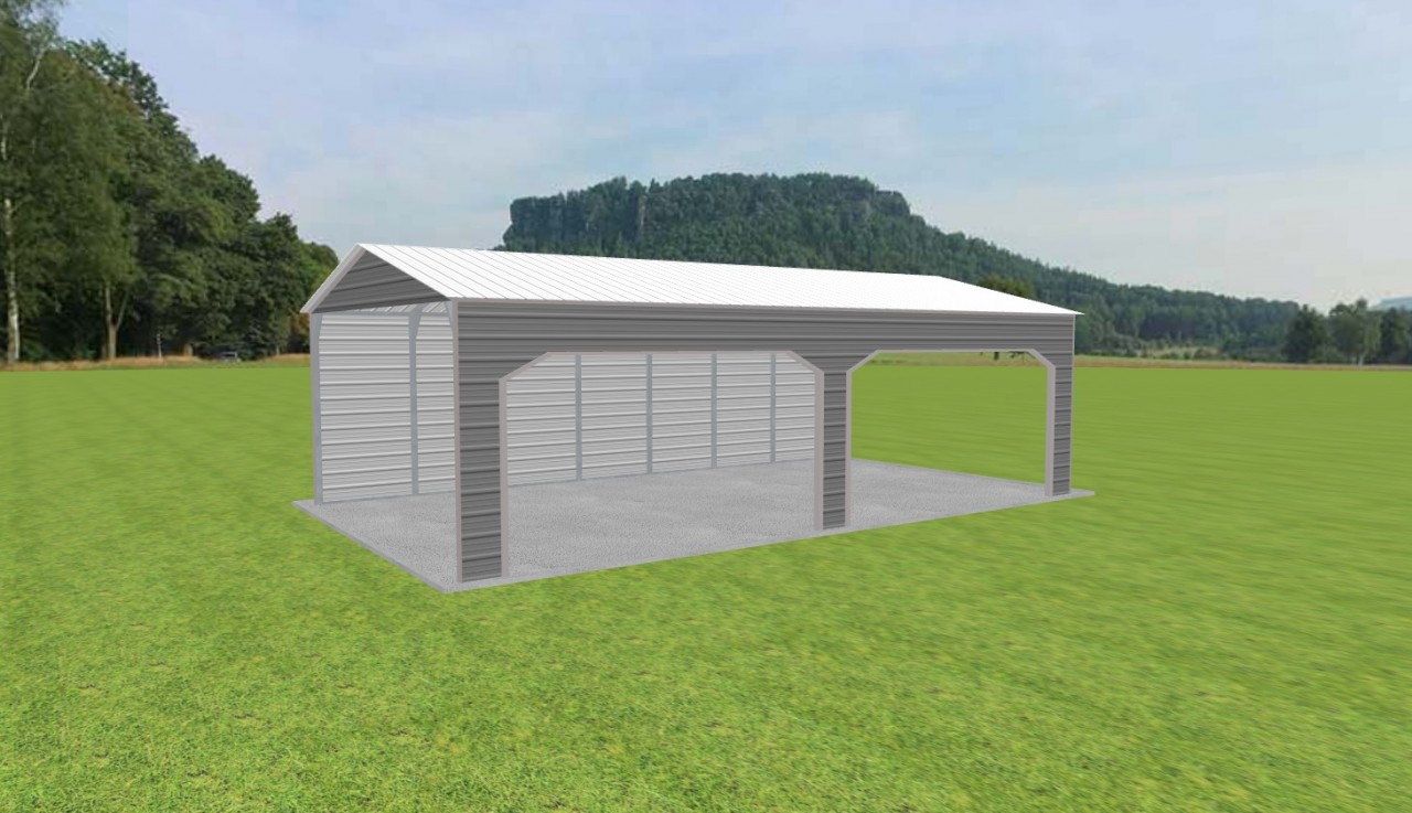 2 Car Carport 20 x 35 x 10 — photo 1