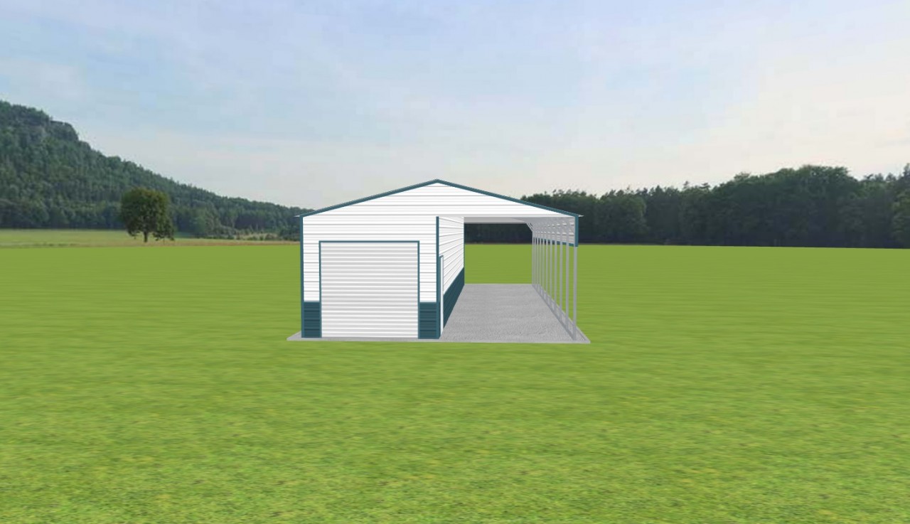 Carport with Storage 22 x 50 x 10 — photo 1