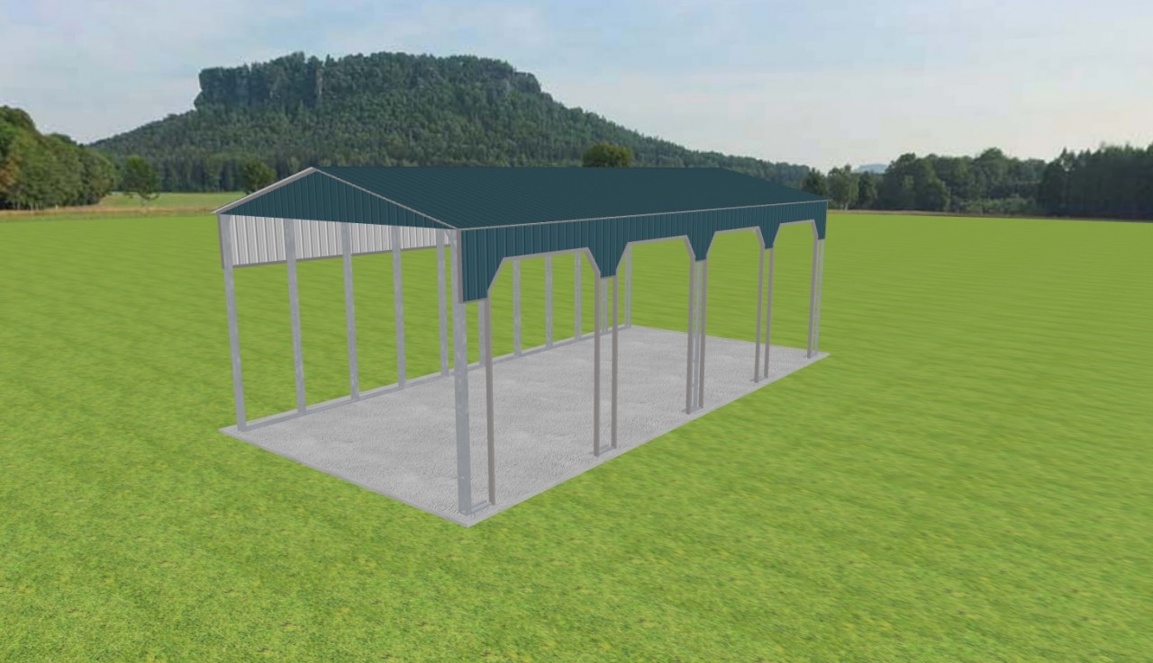 Carport 24 x 50 x 16 — photo 1