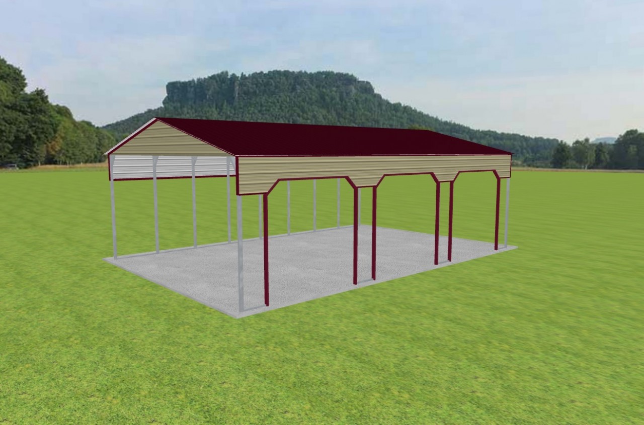 3 Car Carport 26 x 40 x 12 — photo 1