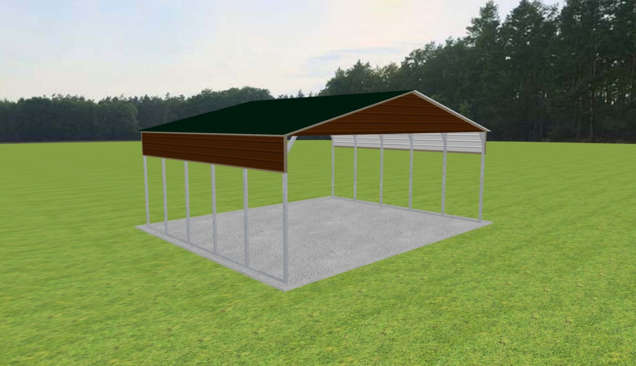 3 Car Carport 30 x 25 x 11 — photo 1