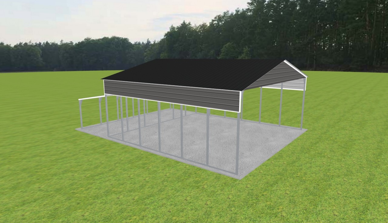 3 Car Carport 30 x 30 x 12 — photo 1