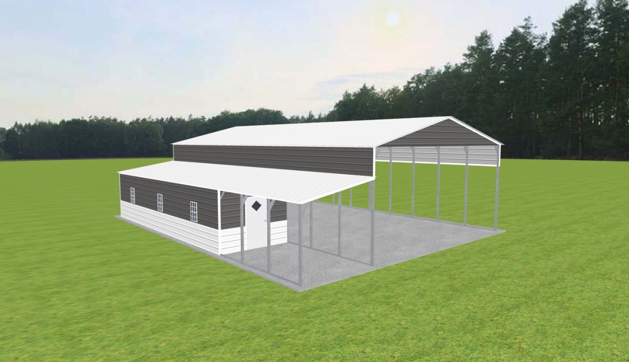 Carport with Storage 28 x 50 x 13 — photo 1