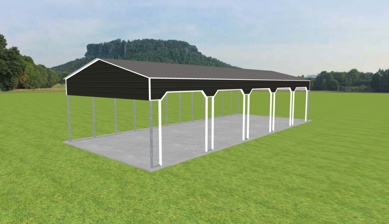 Carport 24 x 60 x 12 — photo 1