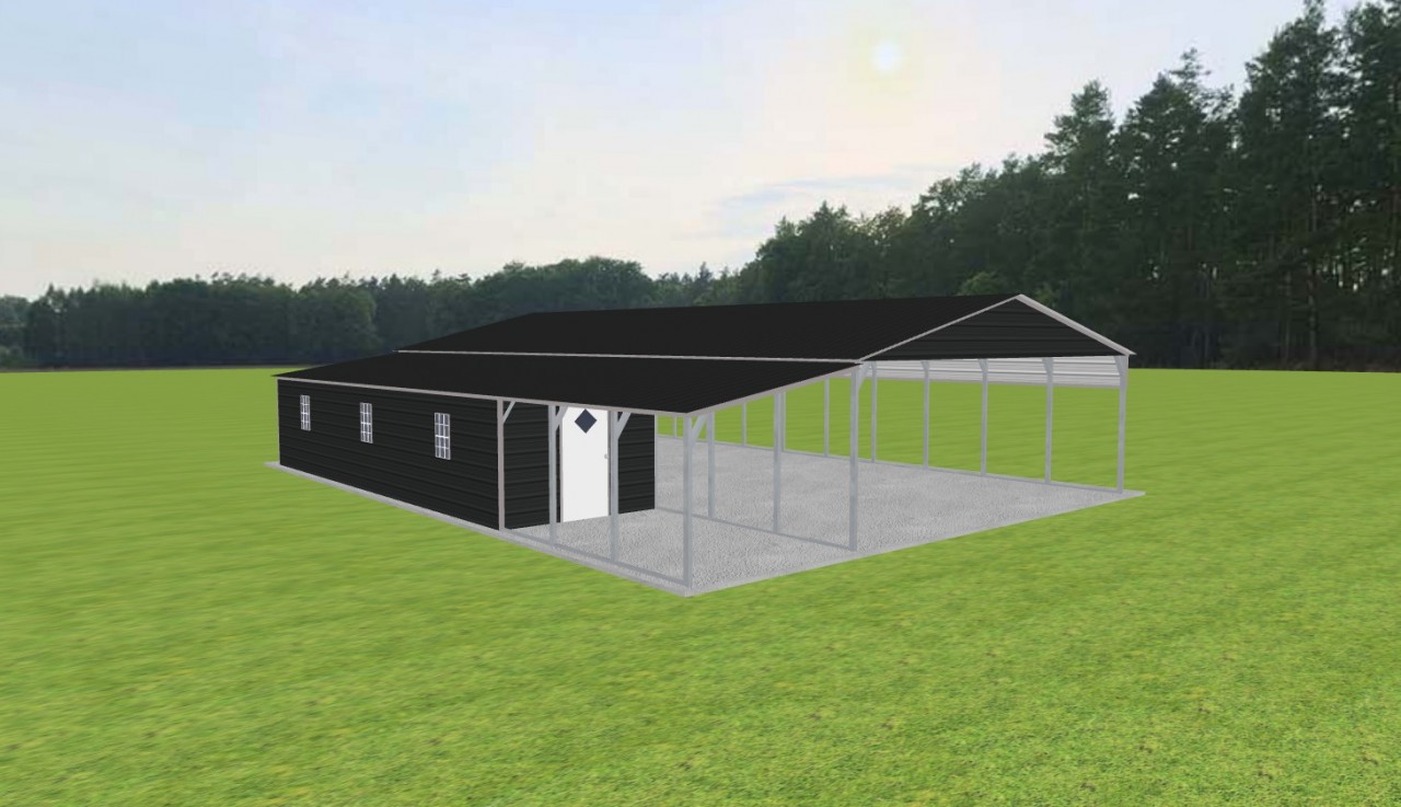 Carport with Storage 26 x 50 x 9 — photo 1