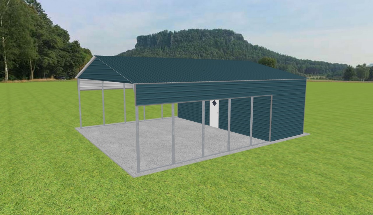 Carport with Storage 30 x 35 x 11 — photo 1