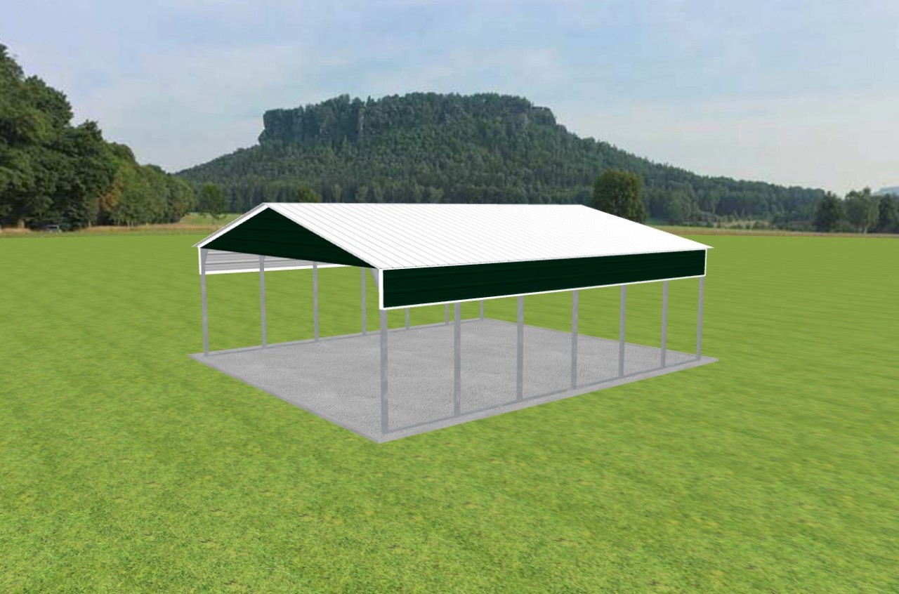 3 Car Carport 26 x 30 x 9 — photo 1