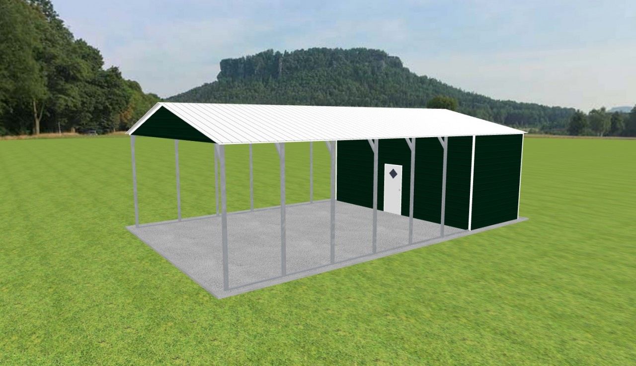 Carport with Storage 24 x 40 x 11 — photo 1