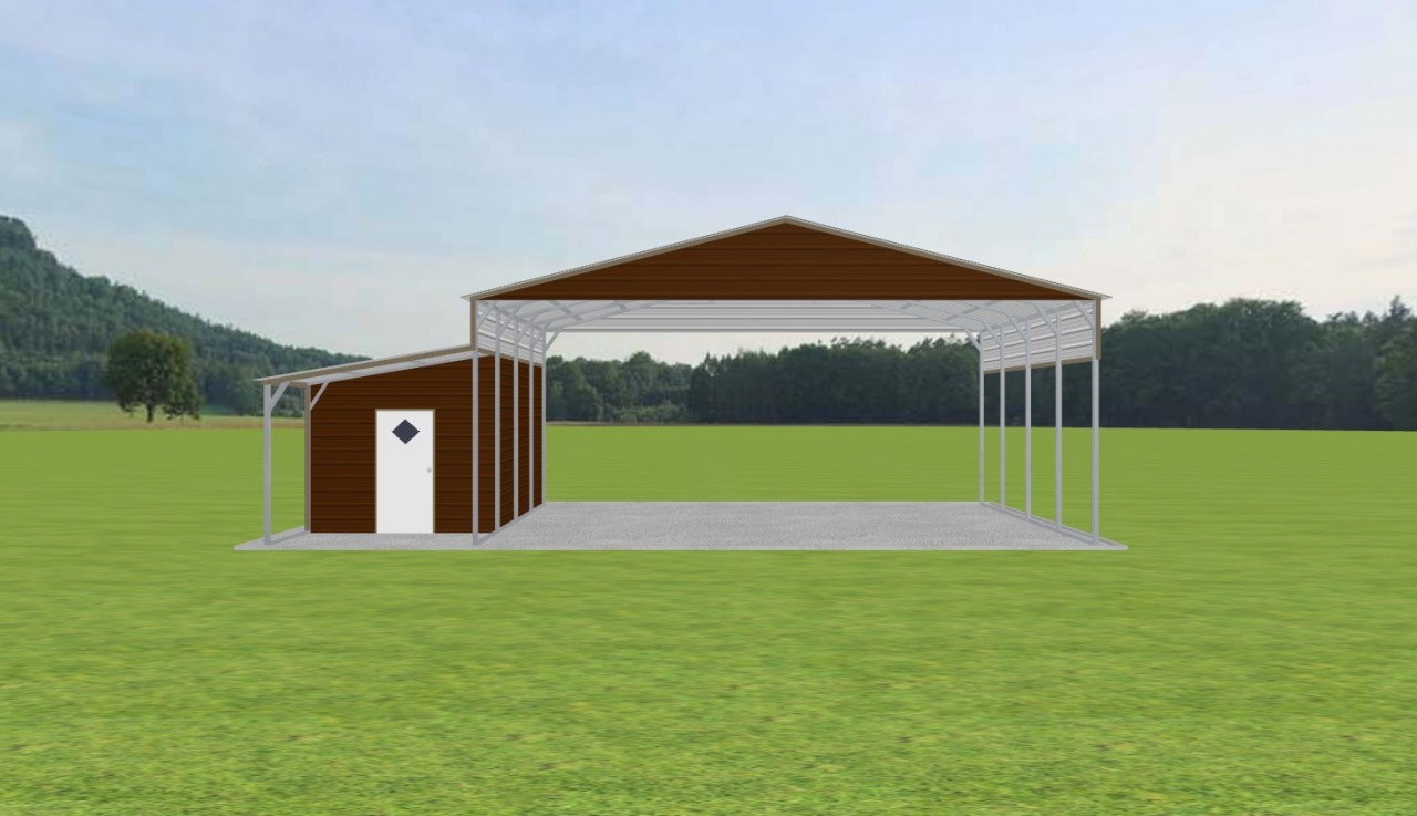 Carport with Storage 30 x 20 x 12 — photo 1