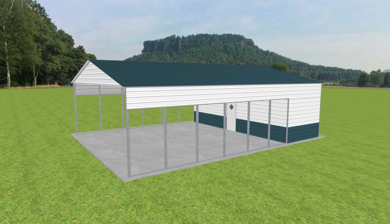 Carport with Storage 30 x 40 x 11 — photo 1