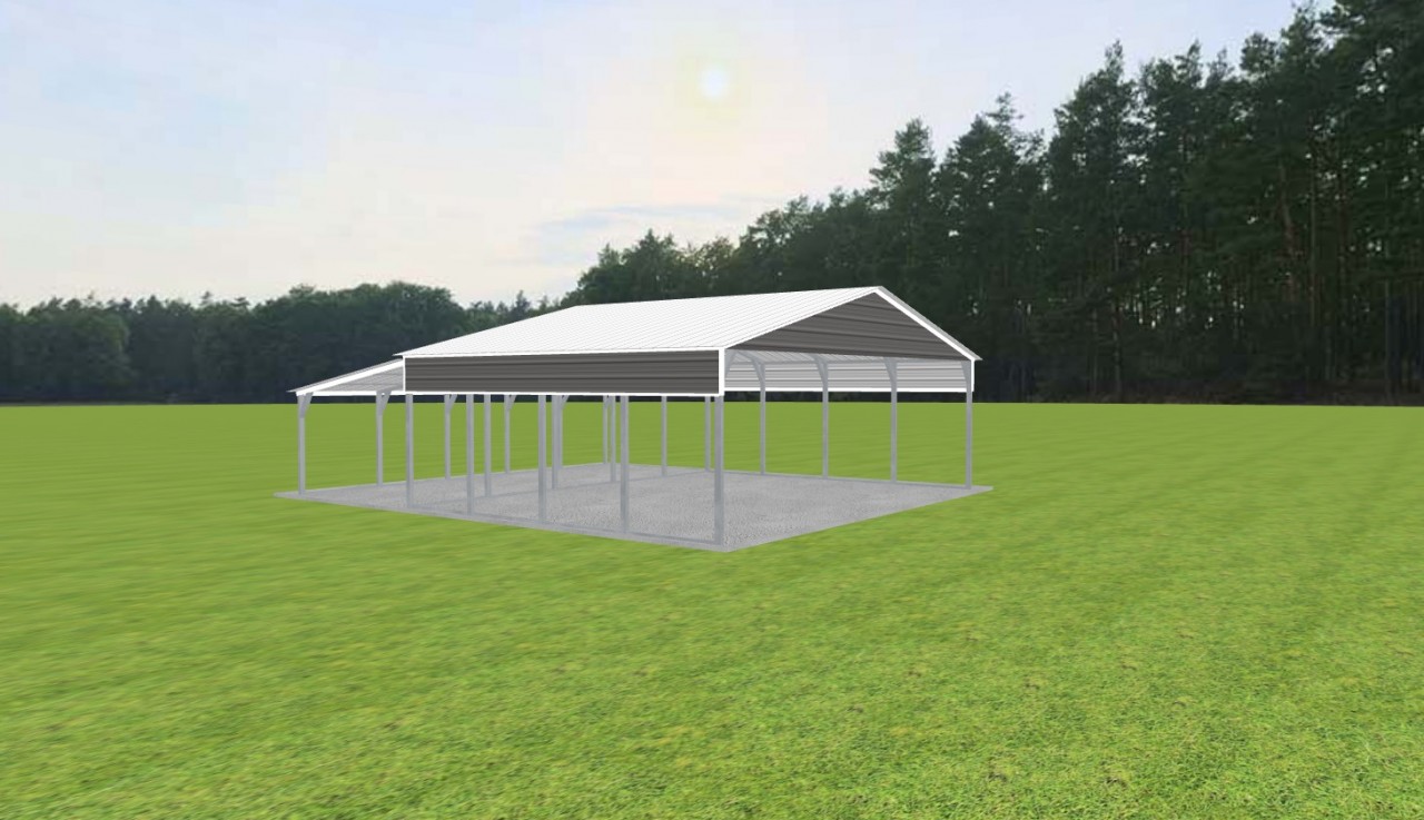 3 Car Carport 26 x 20 x 8 — photo 1