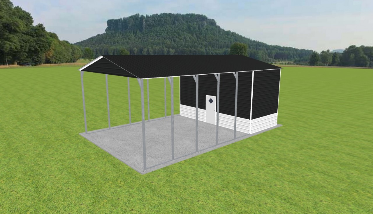 Carport with Storage 22 x 35 x 13 — photo 1