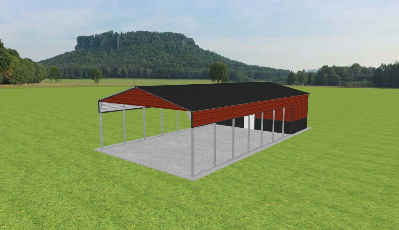 Carport with Storage 22 x 45 x 9 — photo 1