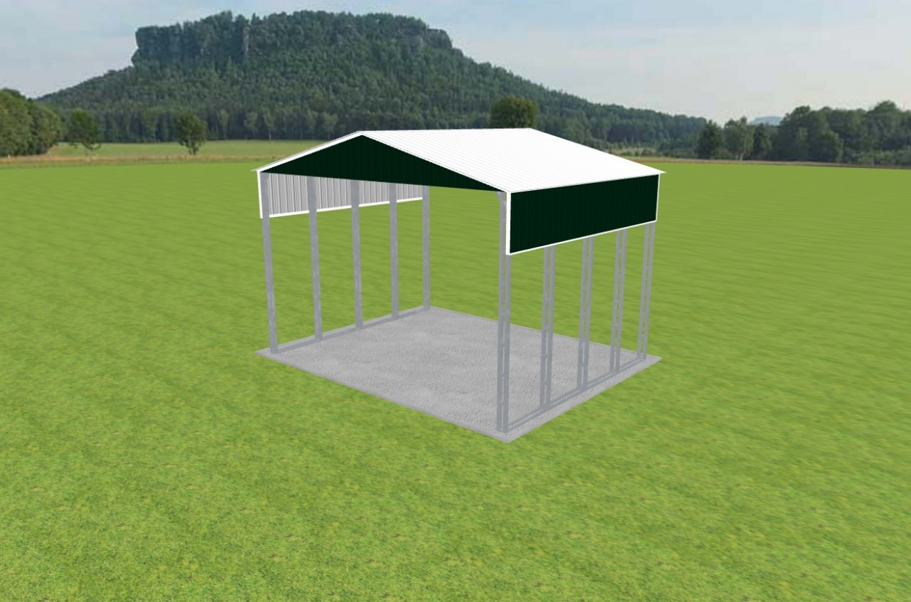 3 Car Carport 26 x 20 x 16 — photo 1
